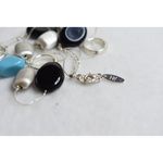 Ny&co NY & . Vintage 80's Multi Color Beads Single Strand Silver Tone Necklace Photo 1