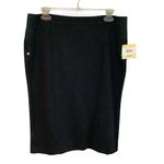 Anne Klein Classic Black Pencil Skirt BRAND NEW WITH PRICE TAG Size M Photo 8