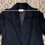 Jules Miller Black Oversize Wool Vintage 1980's Coat, Big Shoulders, S/M. Photo 7