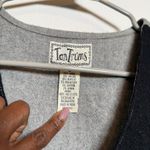 Gap Vintage 90s Y2K Black and Gray Embroidered Wool Blend Vest Photo 2