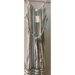 Dotti‎ Womens Jumper Romper Swimsuit Cover Up Striped Belted Size Medium NWT $72 Photo 3