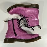 Dr. Martens 1460 Pink Glittery Combat Boot Women’s Size 7 Photo 3