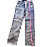 BDG Urban Outfitters Y2K Shimmer Style  High-Waisted Cowboy Jeans Sz 25 NWT Photo 8