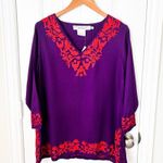 Gretchen Scott NWT  Designs Embroidered Blouse Size Medium Photo 0
