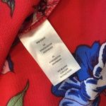 C&E  Women’s floral tassel red Bohemian Tunic halter top size Medium Photo 5