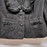 White House | Black Market Black Tweed Style Jacket Photo 2