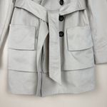 Anthropologie Idra by  Women’s Minimalist Belted Trench Coat Beige Women’s Size 6 Photo 2