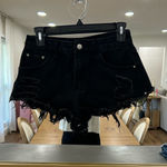 SheIn Black Jean Shorts Photo 0