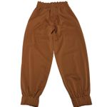 Aerie Pants Womens X Small Orange Satin Joggers High Rise Photo 1