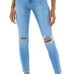 Rolla’s‎ East Coast ankle high rise skinny distressed busted knees jeans size 27 Blue Photo 0