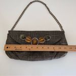 Chico's Chico’s Embellished Linen Foldover Clutch bag Photo 11