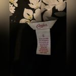 Candie's CANDIE’S Jacket Jr S Cropped Floral Knit Blazer Jewel Button 3/4 Sleeve & Skirt Photo 7