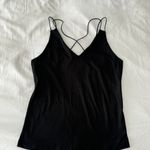 Black Strappy Tank Top Photo 0