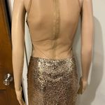 Beautiful Golden Sequence Dress Junior Small Gold Photo 1