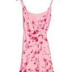 Hutch NWT Sleeveless Tie Back Wrap Dress Large, PINK TONAL Photo 3