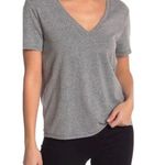BP NWT Grey V-Neck Short Sleeve Top - Medium Photo 0
