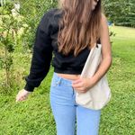 The Vintage Shop One Shoulder Sweatshirt - Black  Photo 1