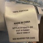 Altar'd State  high-waisted light wash ripped distressed raw hem jeans Size 27 Photo 3