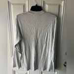 SKIMS Boyfriend Long Sleeve Oversized Light Heather Gray T-Shirt Size XXS New Photo 6