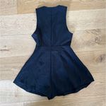 Nasty Gal - Tailored Pleated Hem Sleeveless Romper in Black Photo 3