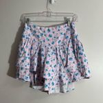 ZARA FLORAL SATIN EFFECT MINI SKIRT  Small 7385/043 Photo 4