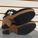 Free People  Suede Cedar Clog Black Straps Size 40.5/10.5US Photo 5