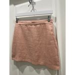Free People Backstage X  100% Linen Blush Pink Mini Skirt Sz XS Photo 1