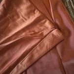 Satin Midi Skirt Brown Size XS Photo 3