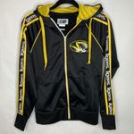 Mizzou Tigers Zip Front Hoodie Sz Medium Black Photo 0