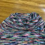 The Limited  Women's Multicolor Striped Cowl Neck Sweater Size Medium Rainbow Photo 1
