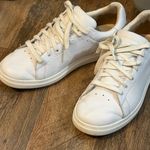 Tory Burch  Women’s size 9.5 Double T Howard Court In White Leather Photo 15