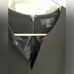 J.Crew 365 Black Long Sleeve Cropped Split Neck Crepe Top Women’s Size 0 Photo 4