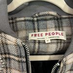 Free People  Louie Wool Blend Embellished Bomber Jacket Photo 3