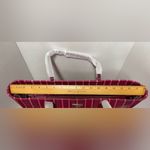 Kate Spade Shore Street Heart Stripe Margaretta Carryall Burgundy Tote Bag NWT Photo 15