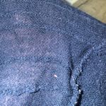 Self Esteem Navy Blue Textured Open Front Cardigan Women’s Medium Pockets Flaws Photo 5