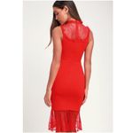 Ali & Jay Two to Tango Lace Bodycon Midi Dress XS Photo 1