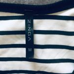 Zinga Striped Top White Size M petite Photo 6