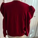 Venus  Red Pearl Button Puff Sleeve Cardigan – Size 1X NWOT Photo 3