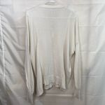 BCBGeneration  women's white cream laced neck long sleeve knit sweater stretch M Photo 5