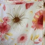 Ann Taylor  Petites Cream Floral Lined Cotton Sundress- 10P Photo 3