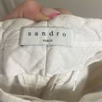 Sandro Pinstriped Woven Tapered Sz 36 Pants Photo 8