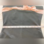 SheIn  Black and Pink Strapless Bodycon Dress Photo 3