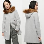 J.Crew New Chateau Parka Italian Wool Stadium Cloth Coat Jacket Heather Gray 00 Photo 2