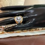 Gold and silver ring with a touch of vintage charm ring Size 9 Photo 3