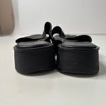 Cherokee VTG 90s  Black Leather Slip On Sandals Slides Y2K Chunky Womens 7 Shoes‎ Photo 7