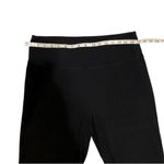 Eileen Fisher Organic Cotton Black Crop Leggings size Large Photo 4