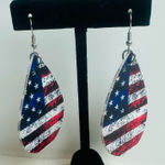 American Flag Patriotic Earrings Multiple Photo 0