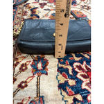 Coach  Black Pebbled Leather Turnlock Crossbody Shoulder Bag Brass Chain Photo 4