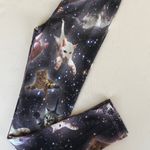 Cat Galaxy Leggings Blue Photo 1