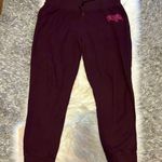 Victoria's Secret Maroon Jogger Pants Photo 0